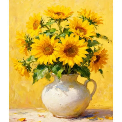 CHENISTORY Painting By Number Pink Flower Drawing On Canvas Hand Painted DIY Picture By Numbers Home Decoration    Home Decor Supply | Online Retail | ShoreShopper.com