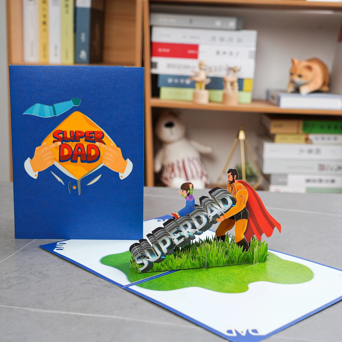 3D Pop-Up Father's Day Greeting Card Unique Handmade Gift for Dad Birthday Card with Notecard    Your Coastal Marketplace | Shoreshopper.com
