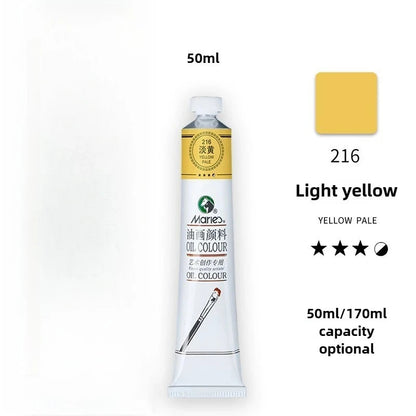 Maries Oil Paint 50ML Oil Painting Art Creation Pigment Large Oil Paint Paint Single Commonly Used 24 Colors    Home Decor Supply | Online Retail | ShoreShopper.com