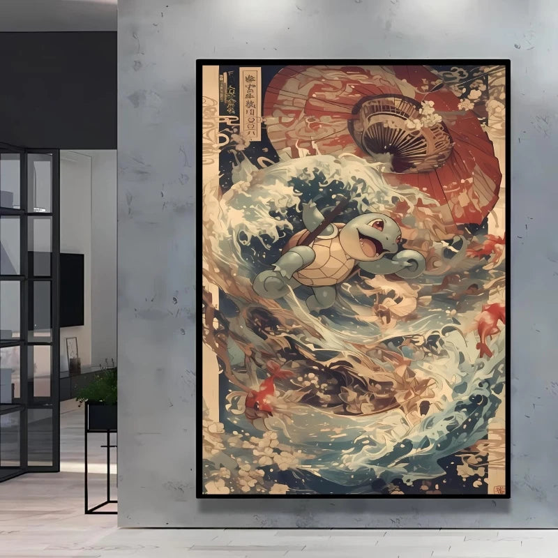 High Quality Pokemon Arcanine Pikachu Wall Painting with Unique Designs and Gorgeous Colors Adding A Touch of Brightness To Wall    Home Decor Supply | Online Retail | ShoreShopper.com