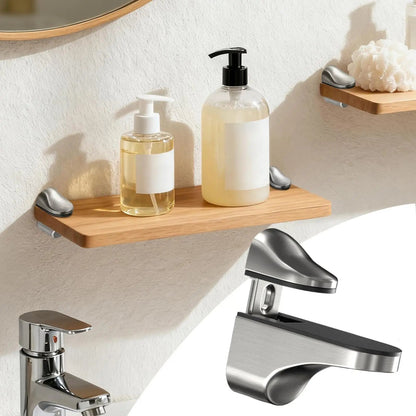Shelf Brackets Adjustable Shower Glass Shelf Brackets Holder Parts Holder Support Clip Hardware for Wood Acrylic Cabinet Bar    Home Decor Supply | Online Retail | ShoreShopper.com