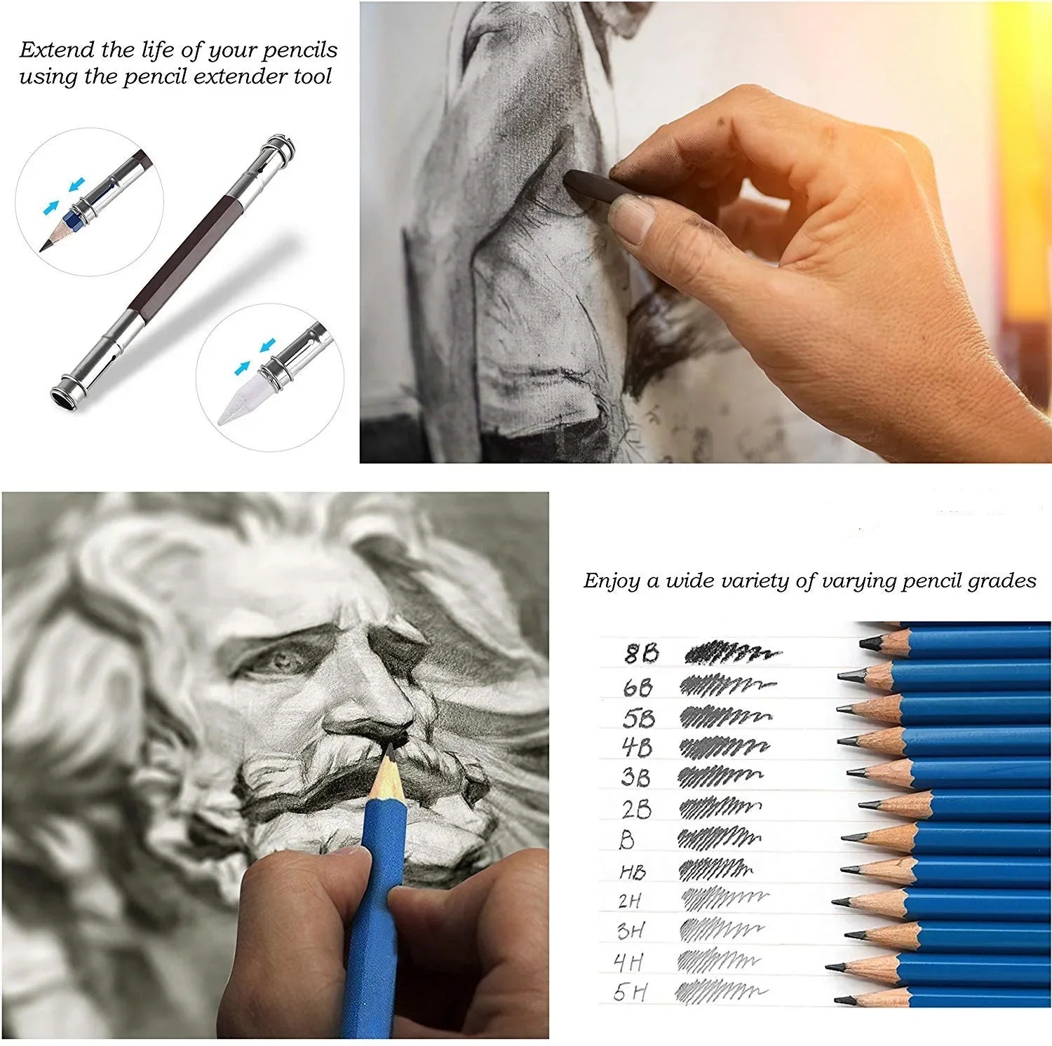 Art Painting Set 83pcs Art Sketching Set Color Lead Pencil High Quality Set Art Professional School Drawing Supplies    Home Decor Supply | Online Retail | ShoreShopper.com