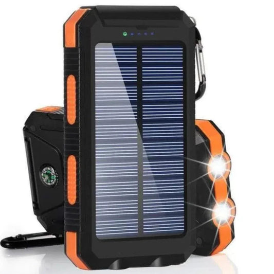 Solar Power Bank 10000mAh Portable Charging Poverbank External Battery Charger Strong Light LDE Light for All Smartphones    Home Decor Supply | Online Retail | ShoreShopper.com