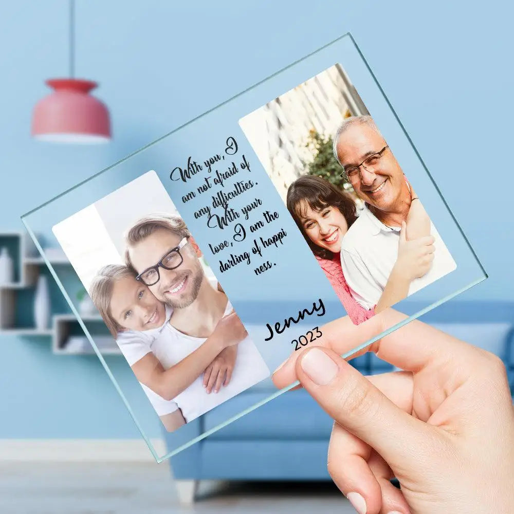 Custom Mother Father Day Acrylic Plaque Personalized Photo Text with Quote Gift for Mom Dad Grandma Grandpa Anniversary Birthday    Your Coastal Marketplace | Shoreshopper.com