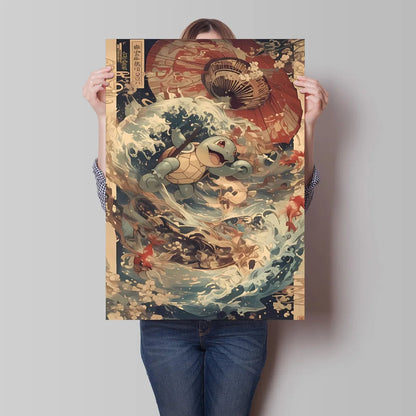 High Quality Pokemon Arcanine Pikachu Wall Painting with Unique Designs and Gorgeous Colors Adding A Touch of Brightness To Wall    Home Decor Supply | Online Retail | ShoreShopper.com