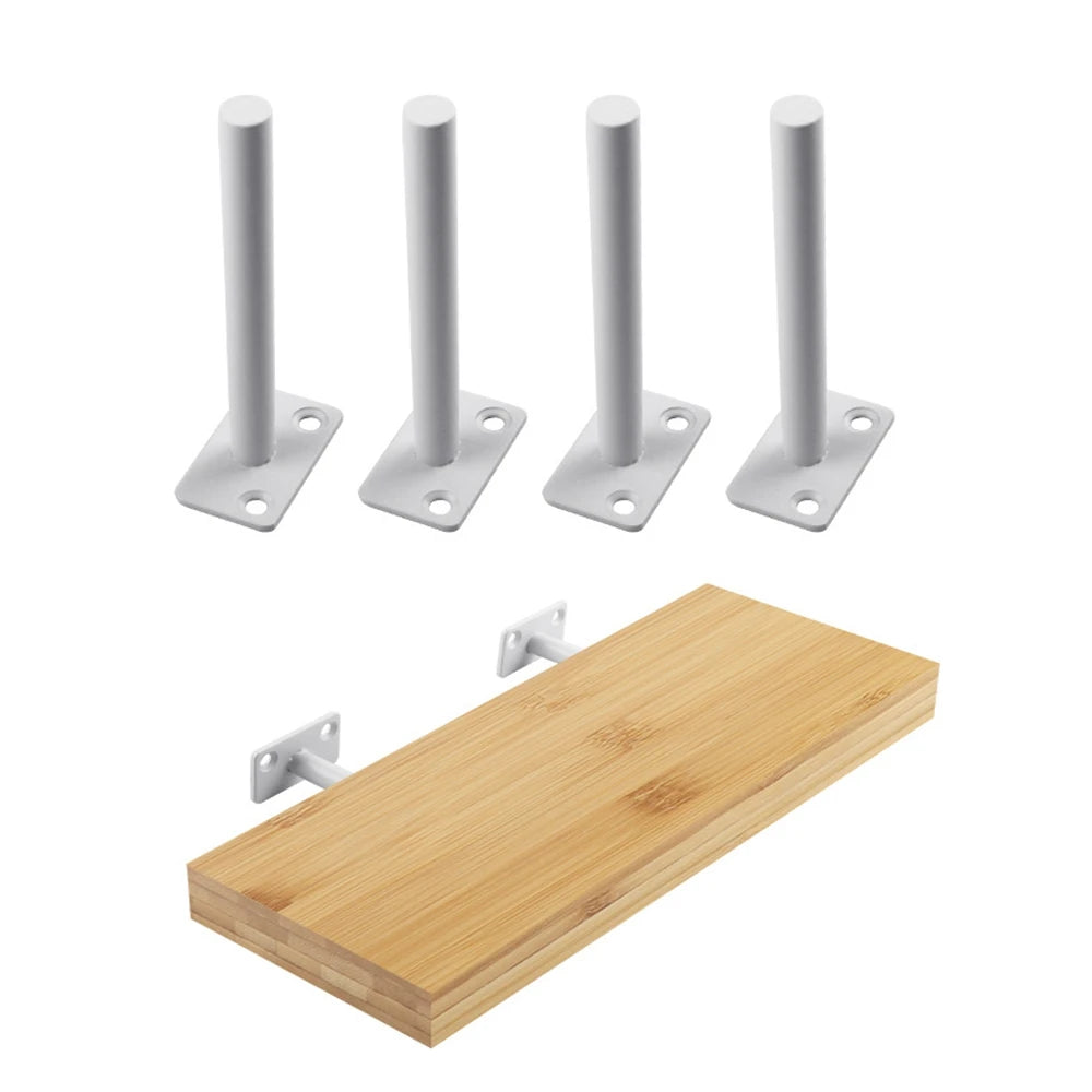 T Shape Concealed Shelf Brackets Floating  Wall Shelf Supports Screw Mounting Plate Multi sizes Metal Brackets    Home Decor Supply | Online Retail | ShoreShopper.com