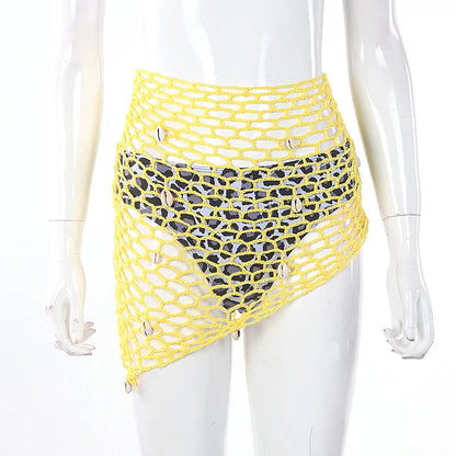 Women Beach Weave Hand Crochet Wrap Shawls Sexy Bikini Cover Up Sunscreen Nets Skirt Mesh Tunic Pareo Beachwear hot    Your Coastal Marketplace | Shoreshopper.com