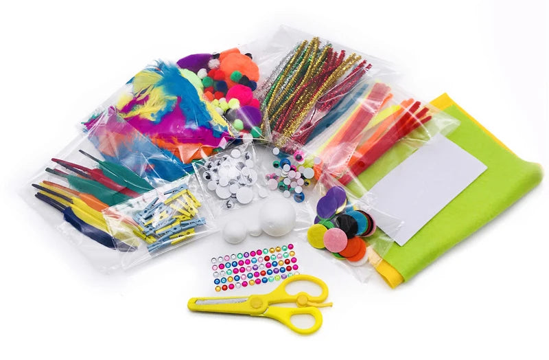 Arts and Crafts Supplies for Kids DIY Crafting School Kindergarten Homeschool Supplies Arts Set Toys for Children    Home Decor Supply | Online Retail | ShoreShopper.com