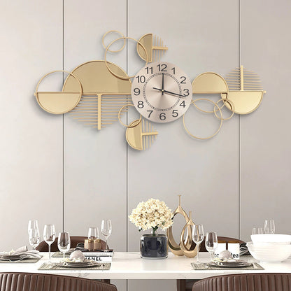 Gold Metal Creative Minimalist Style Decorative Clock    Home Decor Supply | Online Retail | ShoreShopper.com