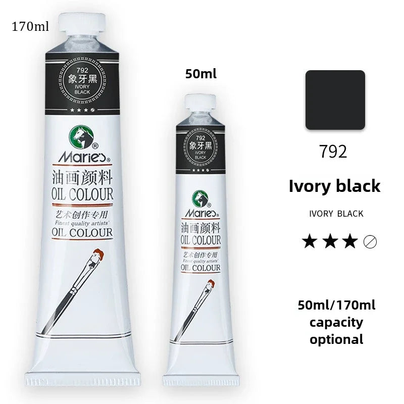 Marie's Oil Paint 170ML Oil Painting Art Creation Pigment Large Oil Paint Paint Single Commonly Used 24 Colors    Home Decor Supply | Online Retail | ShoreShopper.com