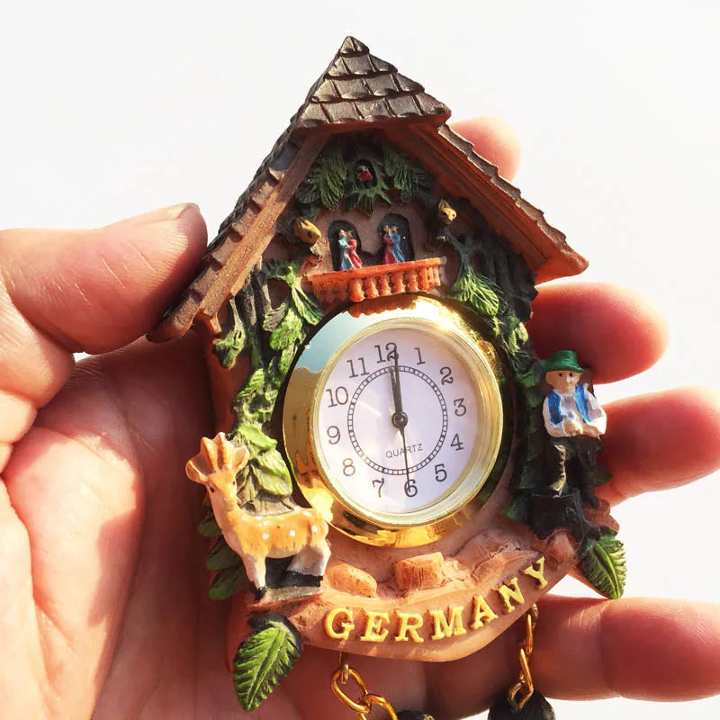 ‌German 3D Cuckoo Clock Wooden House Pine Cone Fridge Magnet, Travel Souvenir, Home Decor, Creative Gift, Strong Magnetic    Home Decor Supply | Online Retail | ShoreShopper.com