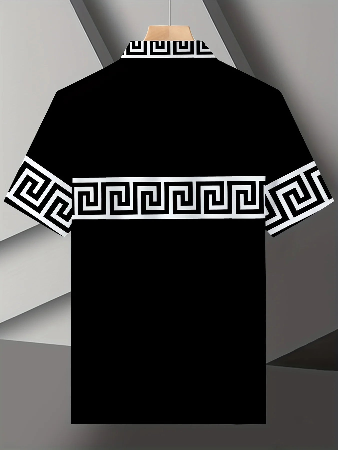 The new men's short-sleeved POLO shirt for summer 2025 features a casual fashionable and comfortable 3D striped pattern print    Home Decor Supply | Online Retail | ShoreShopper.com