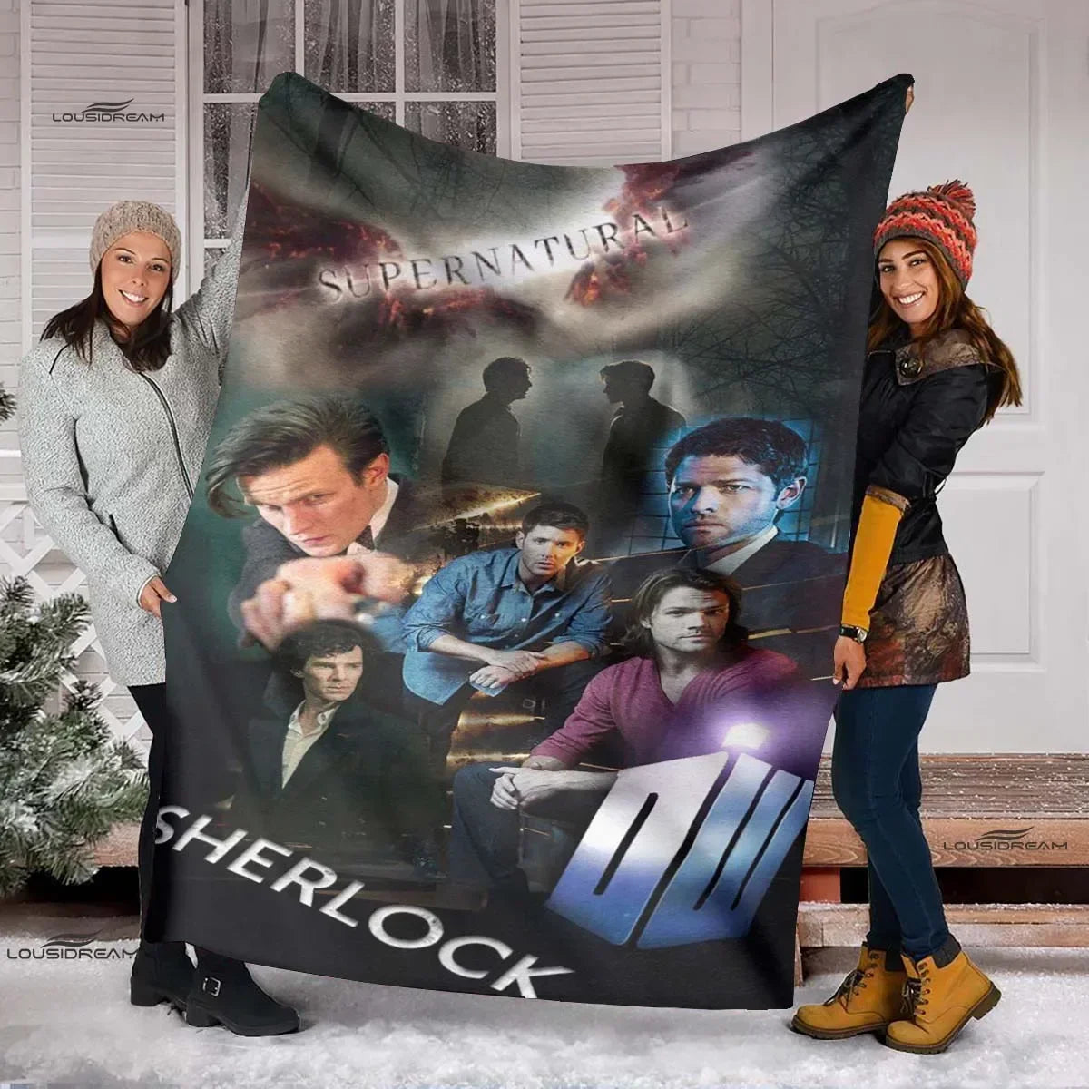 Multi-size Supernatural 3D Printing Four Seasons Blanket Sofa Cover Travel Bed Plush Blanket Lightweight Flannel Blanket    Your Coastal Marketplace | Shoreshopper.com