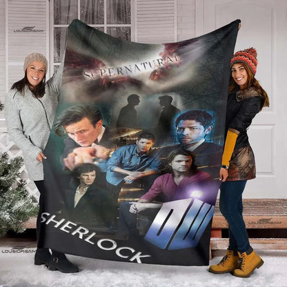 Multi-size Supernatural 3D Printing Four Seasons Blanket Sofa Cover Travel Bed Plush Blanket Lightweight Flannel Blanket    Your Coastal Marketplace | Shoreshopper.com