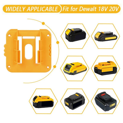 5/10PCS Battery Holder Stand for Dewalt 18V 20V Li-ion Battery,Wall Mount Battery Dock Storage Rack for Dewalt DCB182 DCB203 - ShoreCo.Shop