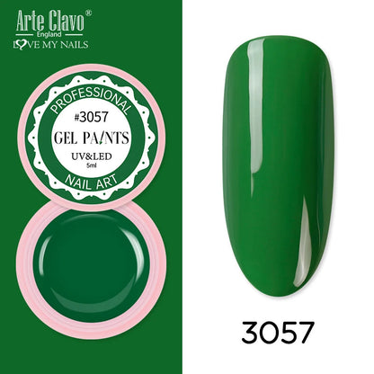 Arte Clavo Painting Gel 72 Colors 5ml Professional Nail Paint Color Gel Polish For Nail Art UV Gel Lacquer Gel Top Coat Manicure    Home Decor Supply | Online Retail | ShoreShopper.com