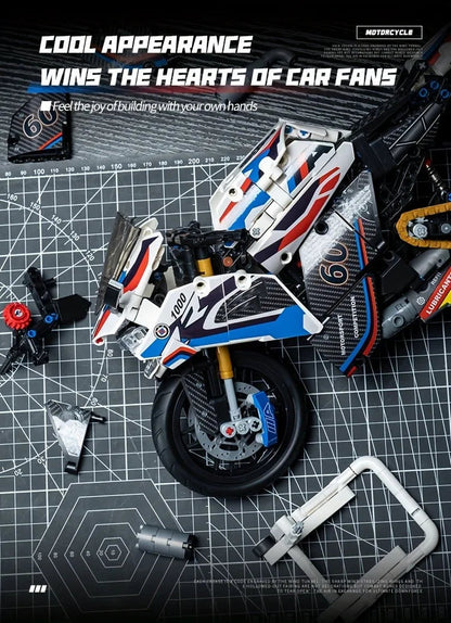 1:8 Motorcycle Building Blocks Set Super Motorbike Model Kit Technical Racing Kids Assembled Toys Gifts For Boys And Girls    Home Decor Supply | Online Retail | ShoreShopper.com