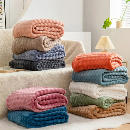 3D Bubble White Plush Blanket Textured Flannel Fleece Soft Warm Cozy Couch Throw Blanket Gift Plaid - Soft Throw Blankets    Your Coastal Marketplace | Shoreshopper.com