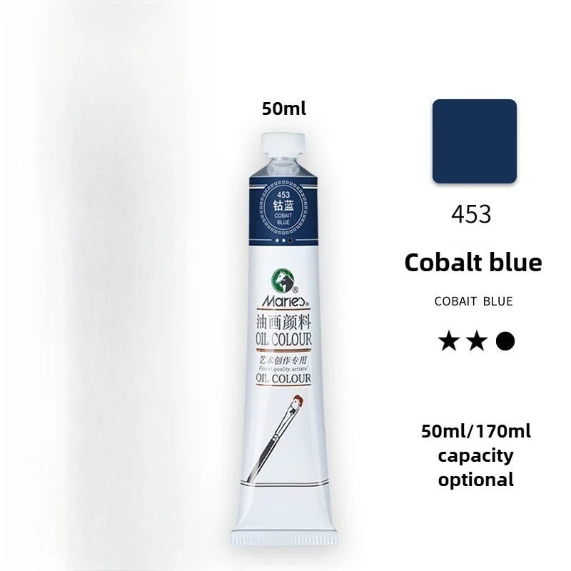 Maries Oil Paint 50ML Oil Painting Art Creation Pigment Large Oil Paint Paint Single Commonly Used 24 Colors    Home Decor Supply | Online Retail | ShoreShopper.com