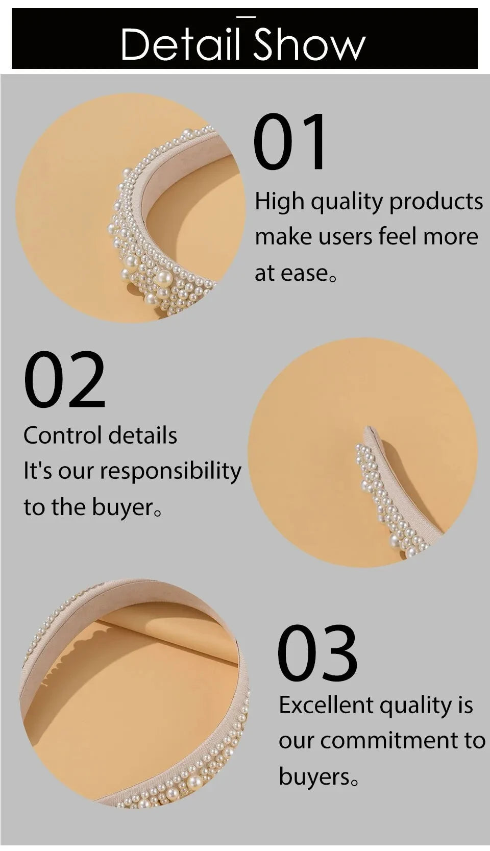 Headband For Women Wedding Bridal Hair Accessories Handmade Wide Hair Hoop Girls Headwear Wedding 2023 Jewelry White Pearl    Your Coastal Marketplace | Shoreshopper.com