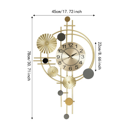 Wall Clock Modern Decorative Art Clock Silent Wall Clock Iron Wall Decoration Clock    Home Decor Supply | Online Retail | ShoreShopper.com