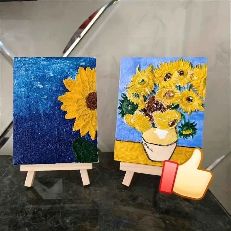 1 set of painting kit, 1 drawing board, 1 easel, 2 pens, 6 colors of paint, 1 palette, mini drawing board, acrylic paint    Home Decor Supply | Online Retail | ShoreShopper.com