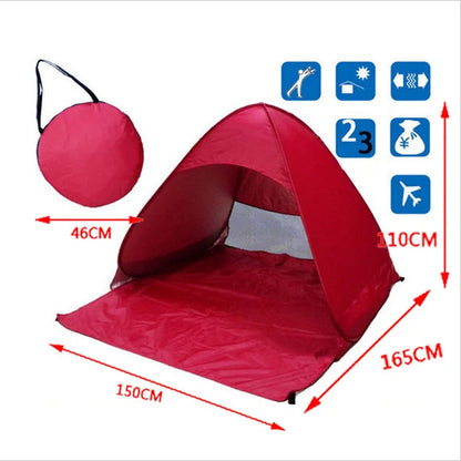 Hot Sale Quick Automatic Beach Tent Outdoor Beach Shade Sun Shelter Tent UPF50+ Portable Beach Canopy For Camping Fishing    Your Coastal Marketplace | Shoreshopper.com