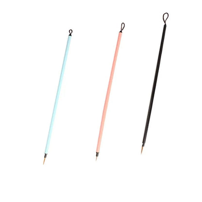 3pcs Art Supplies Pointed Tip Detail Paint Brush Soft Hair Slim Hook Line Brush Steels Handle Drawing Brush Oil Drawing    Home Decor Supply | Online Retail | ShoreShopper.com