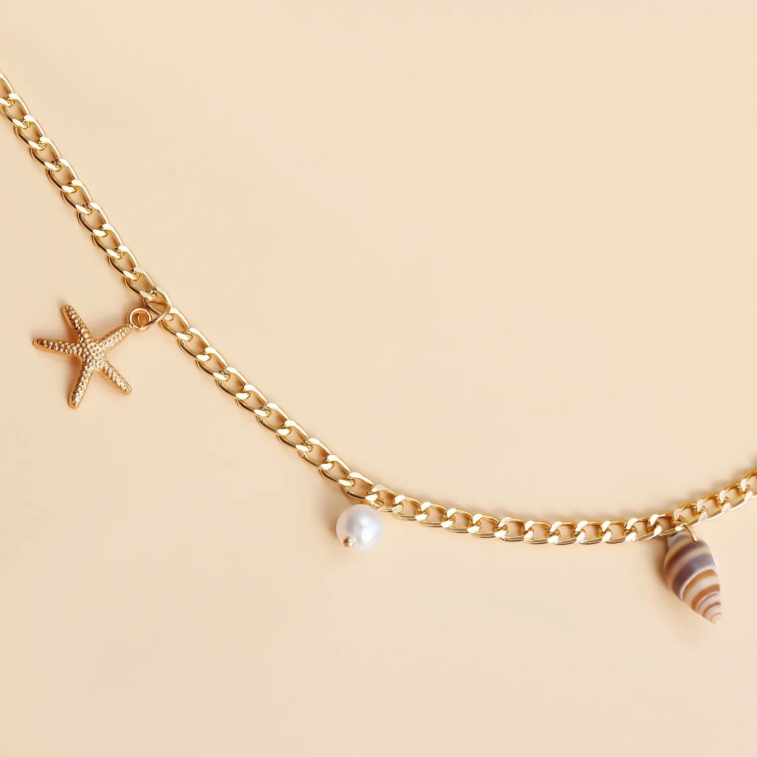 Bohemian Summer Beach Shell Waist Link Imitation Pearl Sea Star Conch Pendant Body Chain for Women Fashion Jewelry Accessories    Your Coastal Marketplace | Shoreshopper.com