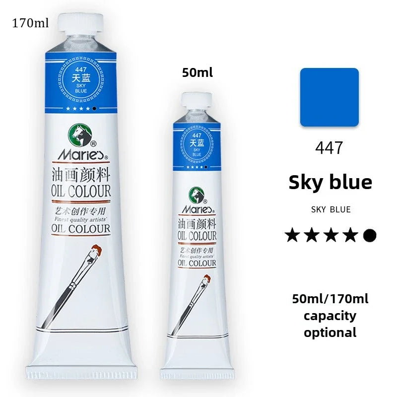 Marie's Oil Paint 170ML Oil Painting Art Creation Pigment Large Oil Paint Paint Single Commonly Used 24 Colors    Home Decor Supply | Online Retail | ShoreShopper.com