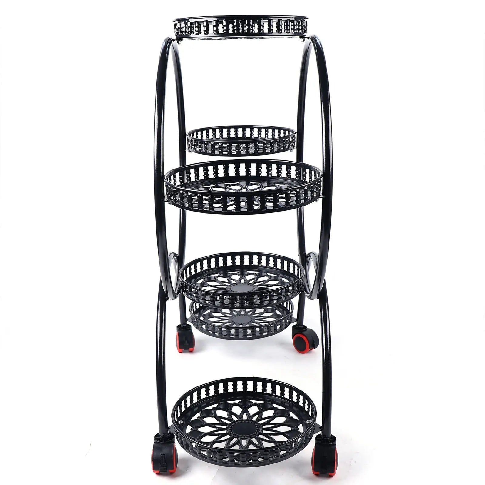 Metal Plant Stands 6 Pots Plants Flower Stand for Patio Garden Living Room Corner Balcony Bedroom Black / White    Home Decor Supply | Online Retail | ShoreShopper.com