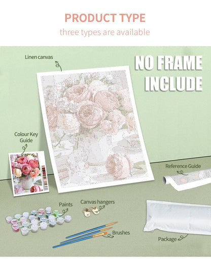 24/36 Color Personalised Paint By Numbers Photo Custom DIY Oil Painting By Number Picture Canvas Portrait Family Children Photo    Home Decor Supply | Online Retail | ShoreShopper.com
