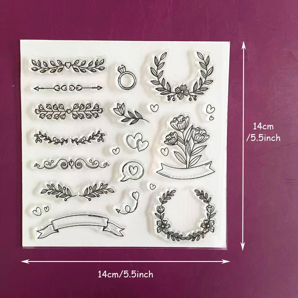 Father's Day & Birthday Clear Stamps Set Sentiment & Party Element Stamps for Card Making, Scrapbooking Wedding & Celebration DI    Your Coastal Marketplace | Shoreshopper.com