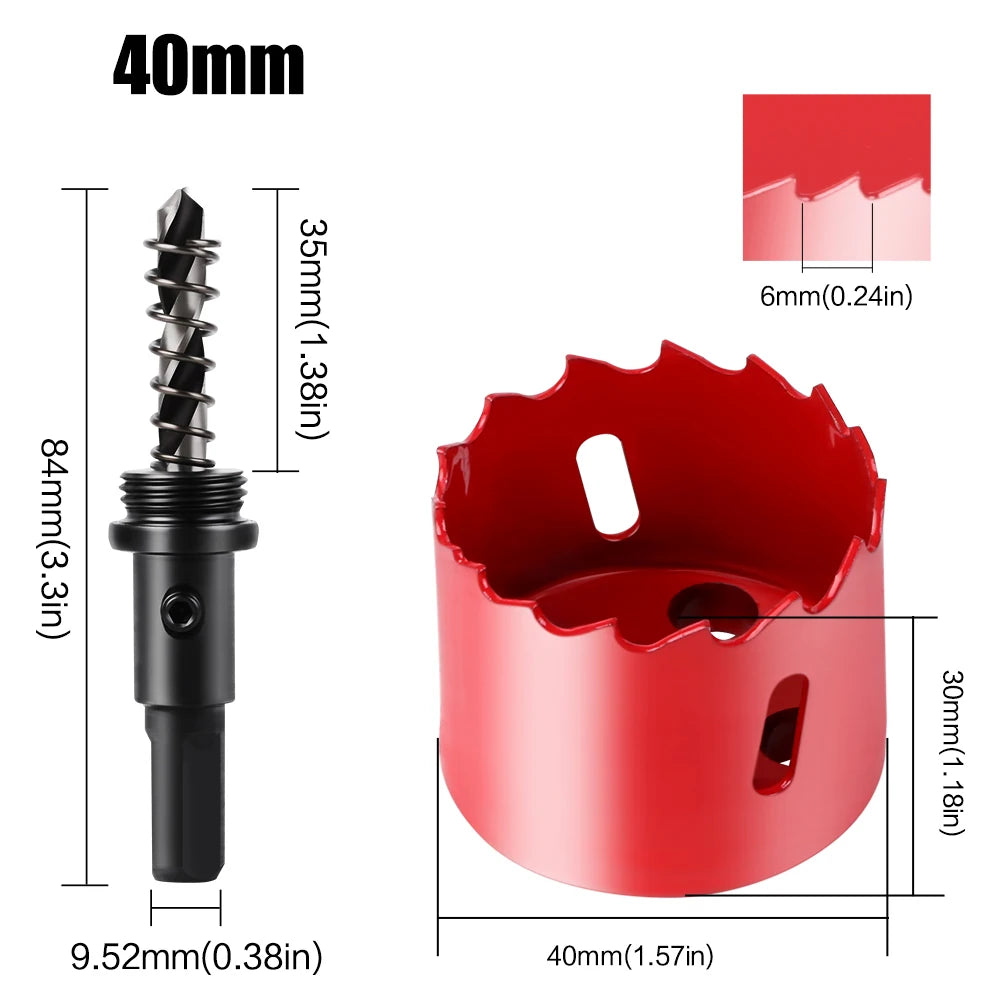 1pc 15-200mm M42 Bi-Metal Hole Saw HSS Drill Bit for Metal Iron Aluminum Stainless Plastic DIY Wood Cutter Tools    Home Decor Supply | Online Retail | ShoreShopper.com