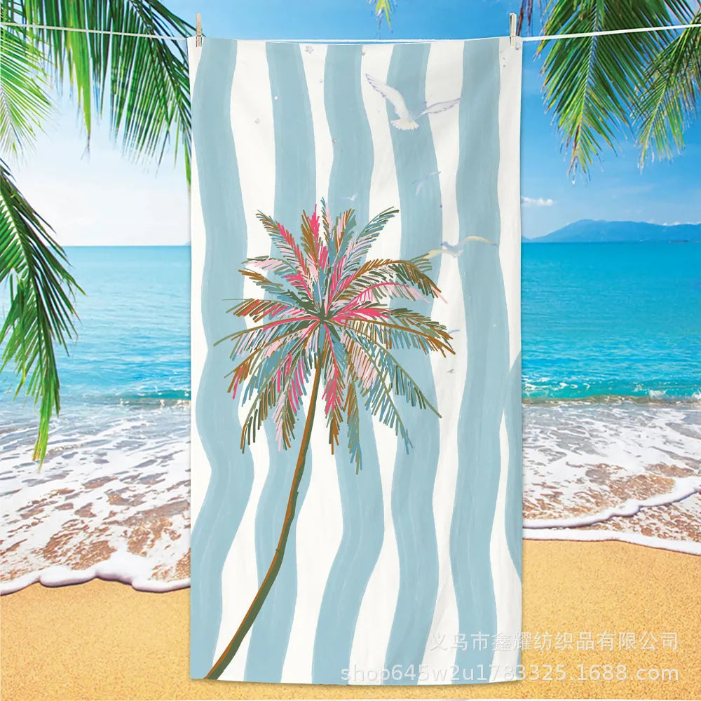 Beach Turtle Animal Printed Beach Towel, Quick Drying Absorbent Beach Towel Outdoor Sports Swimming Beach Towel Face Towel Towel    Your Coastal Marketplace | Shoreshopper.com