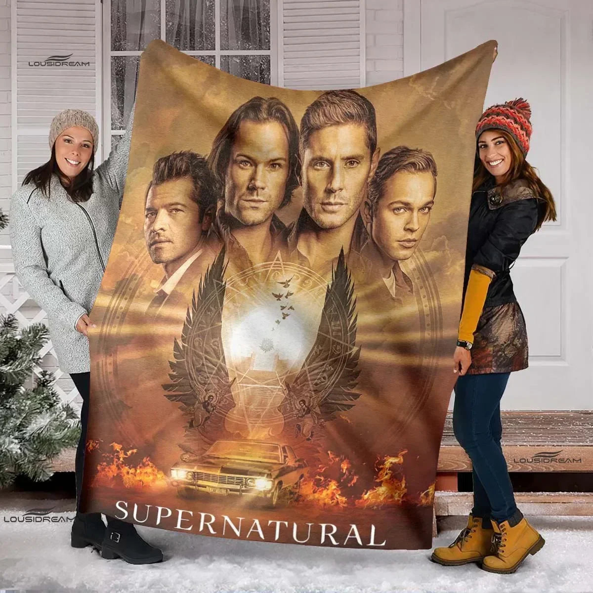 Multi-size Supernatural 3D Printing Four Seasons Blanket Sofa Cover Travel Bed Plush Blanket Lightweight Flannel Blanket    Your Coastal Marketplace | Shoreshopper.com