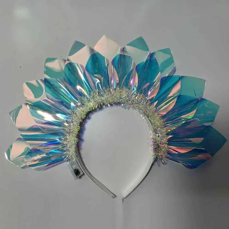 Nightclub Party Headwear Light Up Headband for Women Hair Hoop Wedding Festival