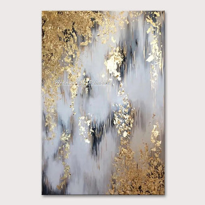 Arthyx,Handpainted Texture Abstract Golden Oil Paintings,Modern Canvas Art Large Wall Pictures Living Room Decor Home Decoration    Home Decor Supply | Online Retail | ShoreShopper.com