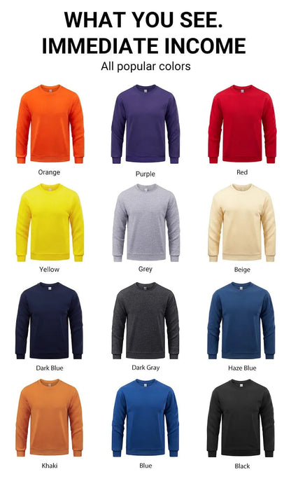 C'Est La Vie Paris Prints Man Sweatshirt Casual Loose Sportswear Hip Hop Fashion Pullovers Fleece Soft Clothing Crewneck Tops    Home Decor Supply | Online Retail | ShoreShopper.com