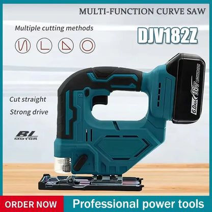 Fit Makita DJV182Z Cordless 18V Lithium Battery Rechargeable Electric Jig Saw Curve Saw Woodworking Cutting Multifunction Saw    Home Decor Supply | Online Retail | ShoreShopper.com