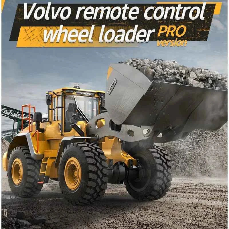 RC MODEL  Car 1/16 RC Full Metal Loader Excavator Electric Remote Control Alloy  Excavator Engineering Model Cars Boy Kids Toys