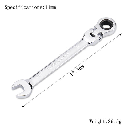 Ratchet Wrench of Keys Spanner Set Hand Tool 72-Tooth Ratcheting Flexible Head Mirror Finish 6mm-27mm Auto and Home Repair 1 pcs    Home Decor Supply | Online Retail | ShoreShopper.com