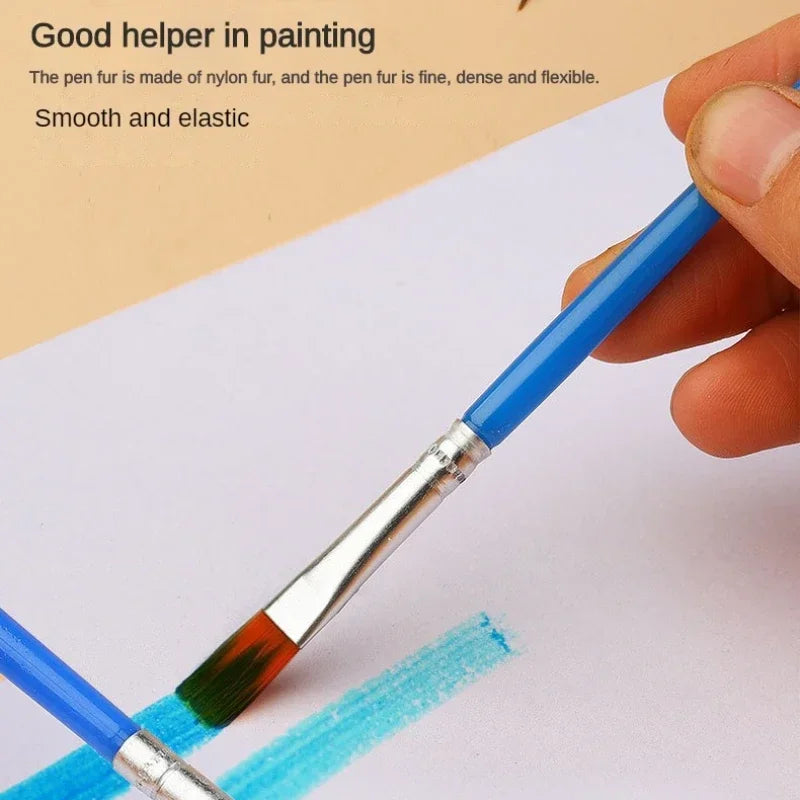 10/20/50Pcs Painting Brushes Set Art Round / Flat Brushs Nylon Hair Paint Brushes Pen for Oil Acrylic Watercolor Art Supplies    Home Decor Supply | Online Retail | ShoreShopper.com