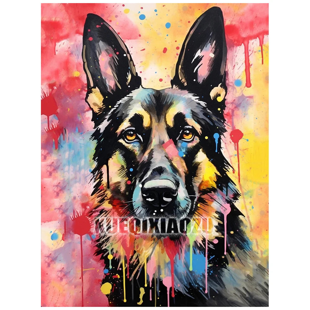 Animal Diamond Painting Graffiti Rhinestone Embroidery Dog Mosaic Cross Stitch Children Gift Art Handmade Home Decoration    Home Decor Supply | Online Retail | ShoreShopper.com