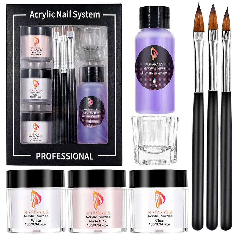 Nail Kit Set Acrylic Powder Monomer Acrylic Liquid For Nail Extension Professional Gel Manicure Set False Nails Art Tools Set *&    Home Decor Supply | Online Retail | ShoreShopper.com