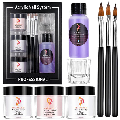 Nail Kit Set Acrylic Powder Monomer Acrylic Liquid For Nail Extension Professional Gel Manicure Set False Nails Art Tools Set *&    Home Decor Supply | Online Retail | ShoreShopper.com