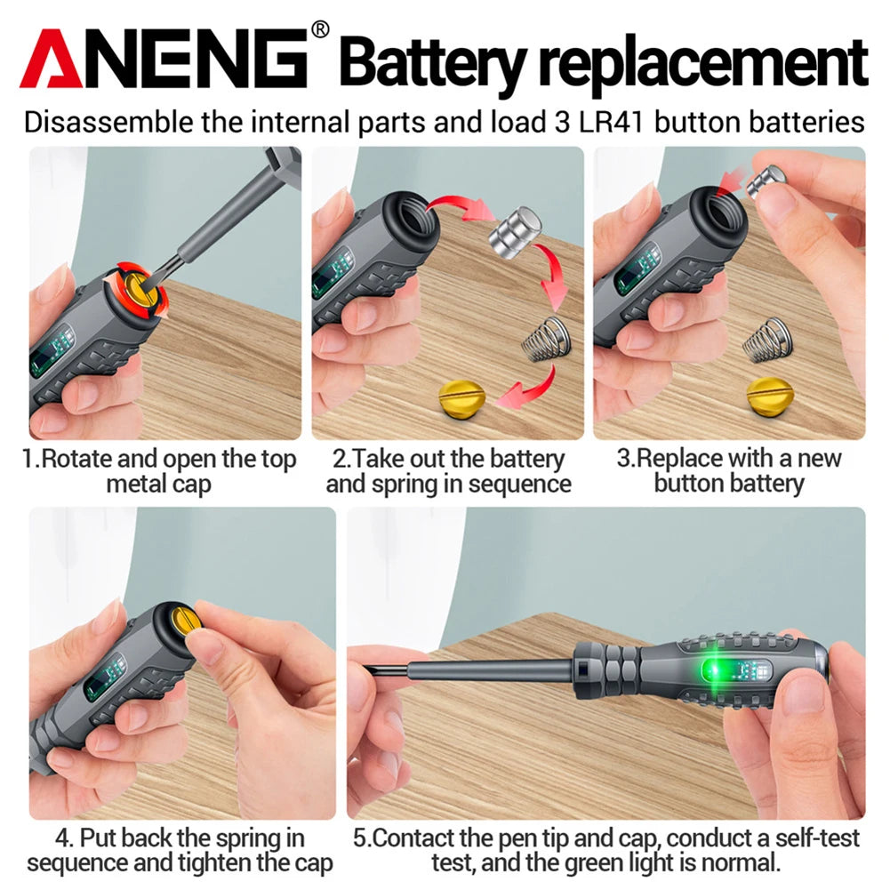 ANENG B05 Word/cross Screwdrivers Neon Bulb Indicator Meter Electric Pen Insulated Electrician Highlight Pocket Tester Pen Tools    Home Decor Supply | Online Retail | ShoreShopper.com
