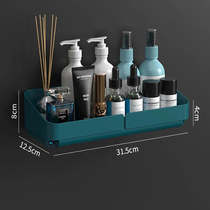 Bathroom  Kitchen Convenience Rack Shelf Makeup Storage Organizer Cosmetics Shampoo Rack Shower Shelf Wall Spice No Drilling    Home Decor Supply | Online Retail | ShoreShopper.com