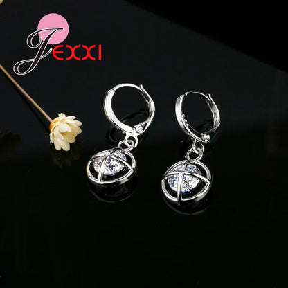 New Fashion Jewelry Set Chain Pendant Necklace & Earrings Genuine 925 Sterling Silver Jewelry Set Hot Sales    Home Decor Supply | Online Retail | ShoreShopper.com