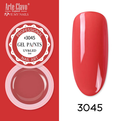 Arte Clavo Painting Gel 72 Colors 5ml Professional Nail Paint Color Gel Polish For Nail Art UV Gel Lacquer Gel Top Coat Manicure    Home Decor Supply | Online Retail | ShoreShopper.com